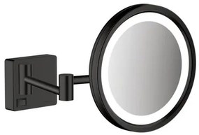 Hansgrohe AddStoris kozmetikai tükör lehajtható fekete matt színben 41790670