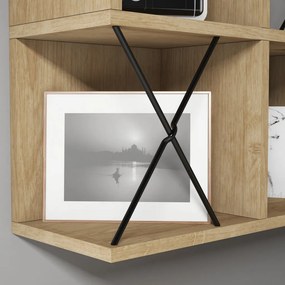 Extra fali polc, tölgy, 60 cm