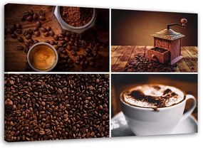 Gario Vászonkép Kávébab, orlo és kávé Méret: 60 x 40 cm