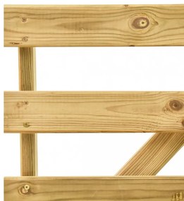 impregnált fenyőfa kerti pad 120 cm