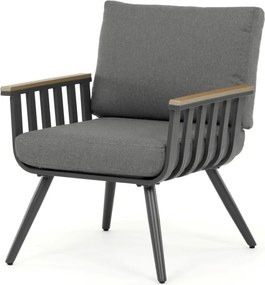 Kerti bútor garnitúra, alumínium, szürke, AZS-S1921 GREY