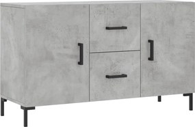 vidaXL betonszürke szerelt fa tálalószekrény 100 x 36 x 60 cm