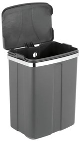 WENKO 54903100 - Ajtóra szerelhető kosár 26x36,5 cm szürke/ezüst