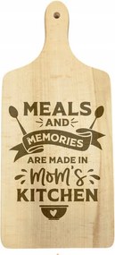 Vágódeszka Ajándék Anya konyhája Itt készülnek az ételek és az emlékek