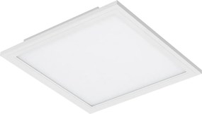 Négyzet alakú plafon Briloner 29,5 x 29,5 cm fehér