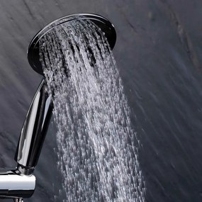 Matt ezüstszínű műanyag zuhanyszett kézi tussal 70 cm Hydro – douceur d'intérieur