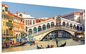 Velencei gondola képe (120x50 cm)
