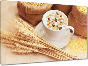 Vászonkép 90x60 Egészséges reggeli müzli