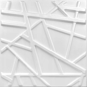 3D panelek 50x50 cm 12 db Geometriai minta Art3d festéshez