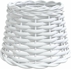 vidaXL fehér fonott mennyezeti lámpaernyő Ø20 x 15 cm