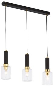 Jupiter 1866 - TU3 - Csillár zsinóron TULUZA 3xE27/60W/230V arany