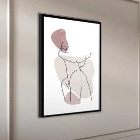 Kép 50x70 cm Woman Pink – Styler