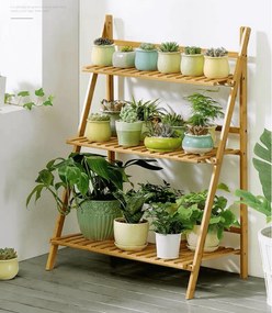 Összecsukható állvány, bambusz, NEPEL TYP 1 + ajándék