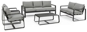 Alumínium kerti dohányzóasztal 62x105 cm Merrigan – Bizzotto