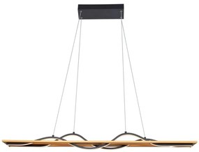 ITALUX 5902854539857 CONATO Modern Led Függesztett Lámpa Fekete LED IP20
