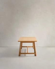 Étkezőasztal tölgyfa dekoros asztallappal 100x220 cm Idun – Kave Home