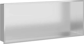 vidaXL Zuhany Niche Ezüst 75 x 30 x 9,5 cm Rozsdamentes acél