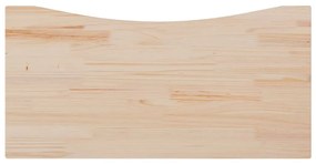 tömör fenyőfa asztallap 110 x 60 x 2,5 cm