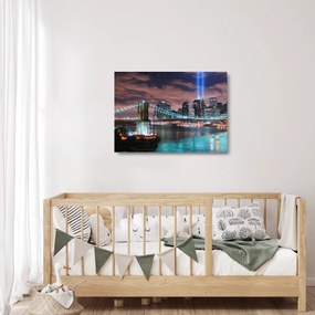 Kép - New York, Manhattan (üvegen) (70x50 cm)
