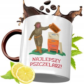 Bordó Bögre Méhésznek Születésnapra Ajándék fényképes nyomattal