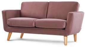 TAGLIO 2 kárpitozott kanapé, 153x80x84, monolith 63 koralowy (DAVIS)