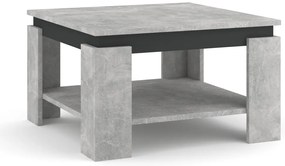 Dohányzóasztal Világos ATELIER/ANTRACIT Színben