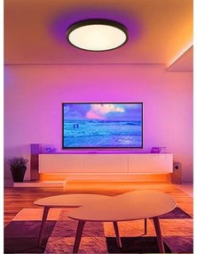 Immax NEO 07166-B40-LED RGBCCT 50W/230V Wi-Fi Tuya dimmelhető lámpa fekete+DO