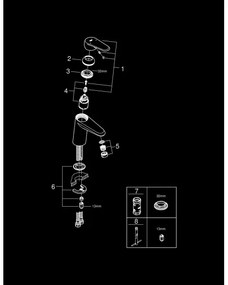 GROHE 3246920E - mosdócsaptelep EURODISC COSMOPOLITAN méret S króm