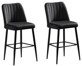 Vento Black bárszék szett, 2 db, 2 db