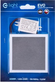 Eko-Light EVO EKS0958 Beépíthető lépcsőházi lámpa 0.6W 6500K 15LM IP20