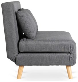 Ágyazható Fotel Szürke Színben. MARRY 2