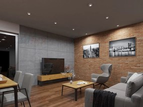 Mennyezetbe Építhető Lámpa Fehér MINI BORD KANLUX 28782