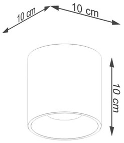 Sollux Sl.1180 - Spotlámpa ORBIS 1xGU10/10W/230V arany