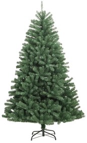 zöld csuklópántos műkarácsonyfa állvánnyal 120 cm
