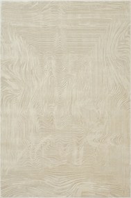 Bézs Szőnyeg Kétszintes Csillogó Puha Hullámok Csíkok Misha Vonalak 140x190 cm