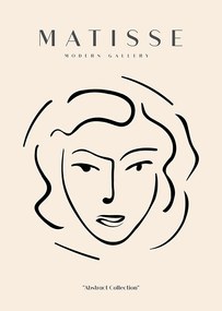 Matisse Nő bézs Poszter 21x30cm vonal #619