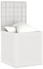 Kert tároló láda Fehér 55x53x57 cm PP