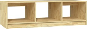 vidaXL tömör fenyőfa dohányzóasztal 110 x 50 x 34 cm