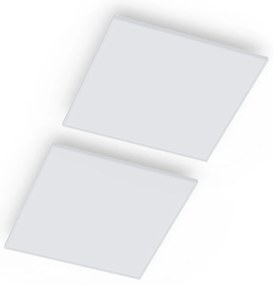 Klarstein Wondersky, infravörös mennyezeti hősugárzó, 2 darabos szett , 60 x 6,5 x 60 cm (Sz x M x H), 350 W, IP45