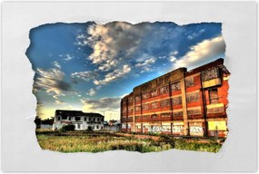 Poszterek 60x40 Felhők az épületek felett