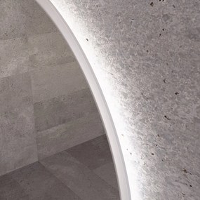 Kerek Led tükör Ø80cm Welland Alpha | Páramentesítő - Óra - Fényerő + színhőfok állítás
