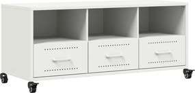 vidaXL fehér acél TV-szekrény 100,5 x 39 x 43,5 cm