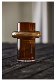 Tube narancssárga üveg váza, magasság 20 cm - Lyngby Glas