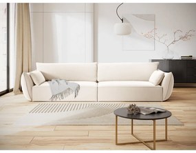 Bézs bársony kanapé 248 cm Vanda – Mazzini Sofas