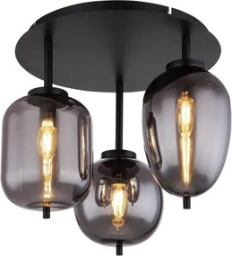 GLOBO 15345-3D BLACKY I Loft Mennyezeti Lámpa IP20