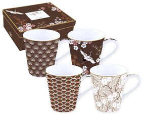 Porcelán bögre 4db-os - Coffee Mania Oriental