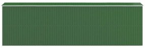 zöld horganyzott acél kerti fészer 192x606x223 cm