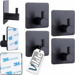 4x Öntapadós törölközőtartó törlőkendő fürdőszobai konyhai akasztó