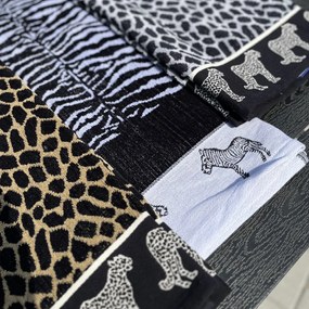 Afrika fehér zebra strandtörölköző