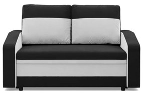 Hewlet kanapé, szövet anyag, fekete - fehér